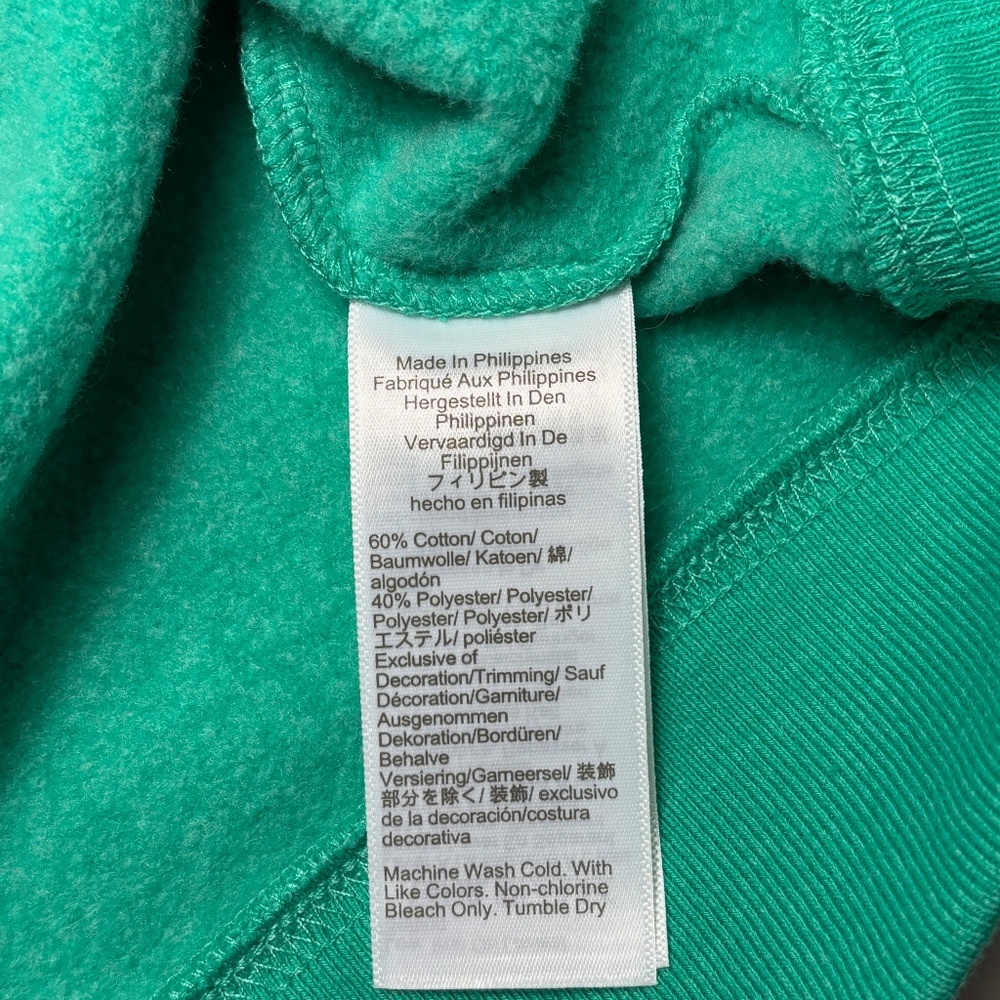 J. Crew Wide Button-Collar Pullover Sweatshirt in Cloudspun Fleece - Picture 8 of 8